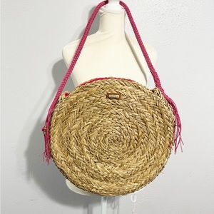Sun & Sand woven circle bag purse